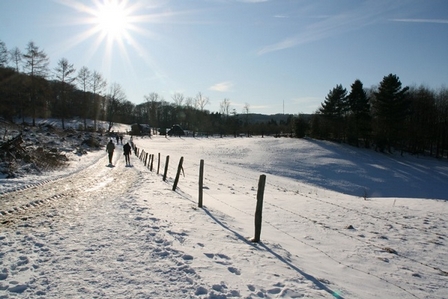 Winter auf dem Anderl-Heckmair-Weg